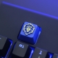 1pc Artisan Metal Keycaps for Mechanical Gaming Keyboard WOW / ROG / Spider-man / IG / RNG / The Avengers